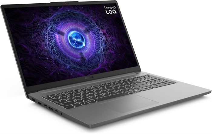 Игровой ноутбук Lenovo LOQ 15IAX9E, 15,6-дюймовый дисплей FHD 144 Гц IPS, процессор Intel Core i5-12450HX, 16 ГБ ОЗУ, SSD на 512 ГБ, видеокарта GeForce RTX 3050 6 ГБ, белая клавиатура с подсветкой (англ./британ.), цвет Luna Grey 1000014800 - фото 571475