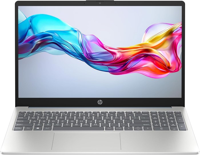 Ноутбук HP 15-fd0238ne, дисплей FHD 15,6 дюйма, процессор Intel® Core™ i5-1334U 13-го поколения, ОЗУ DDR4 16 ГБ, твердотельный накопитель 512 ГБ, Windows 11, англ./арб. KB, цвет серебристый [C0HJ3EA] 1000014805 - фото 571515