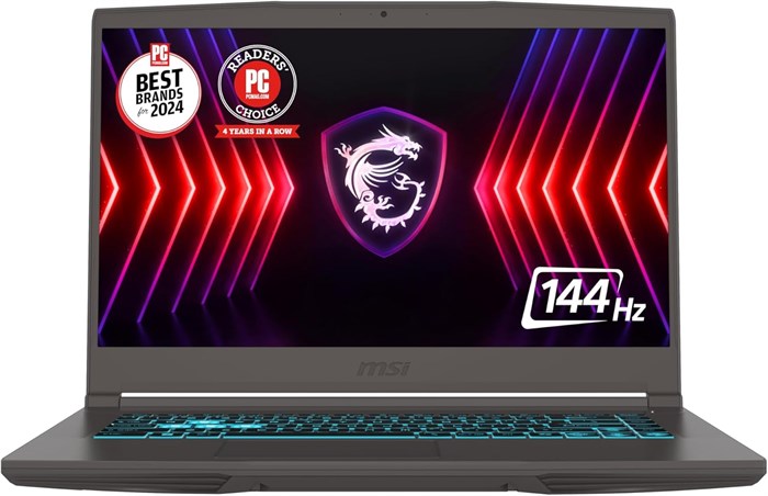 Игровой ноутбук MSI Thin 15 15,6-дюймовый FHD 144 Гц: Intel Core i5-13420H, NVIDIA GeForce RTX 2050, 16 ГБ DDR4, 512 ГБ NVMe SSD, Cooler Boost 5, Win 11: черный B13UCX-2040US 1000002955 - фото 571565