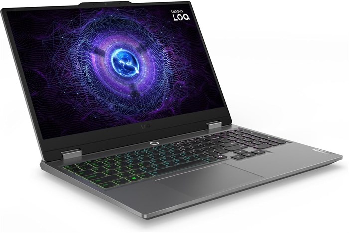 Игровой ноутбук Lenovo LOQ 15IRX9, 15,6-дюймовый дисплей FHD 144 Гц IPS, процессор Intel Core i7-13650HX, 24 ГБ оперативной памяти DDR5, SSD-накопитель на 512 ГБ, видеокарта NVIDIA GeForce RTX 4060 8 ГБ, клавиатура с подсветкой, цвет Luna Grey 1000003264 - фото 571638