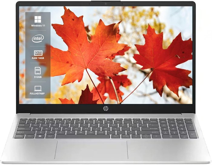 Ноутбук HP с сенсорным экраном 15,6 дюйма, процессор Intel Core i5-1235u, 16 ГБ памяти, SSD-накопитель на 512 ГБ, графика Intel Iris Xe, Wi-Fi 6E, Windows 11 Домашняя, идеально подходит для студентов и бизнеса, цвет: натуральный серебристый 1000003176 - фото 571684