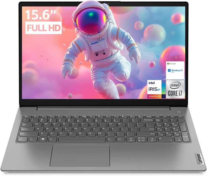 Ноутбук Lenovo V15 для бизнеса, дома и учебы | 15,6-дюймовый дисплей FHD с антибликовым покрытием | Intel Core i7-1255U | 40 ГБ ОЗУ | 2 ТБ SSD | HDMI | Type-C | RJ-45 | Цифровая клавиатура | Веб-камера | Wi-Fi 6 | Windows 11 Pro 1000002987 - фото 571876