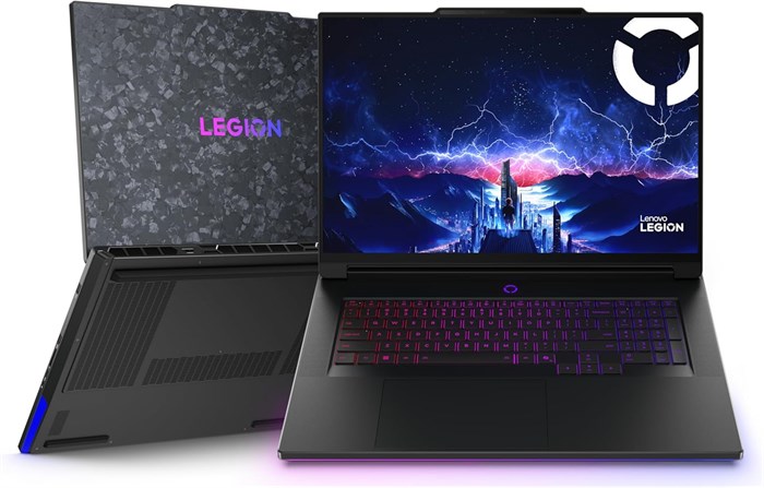 Ноутбук Lenovo Legion 9 18IAX10 с искусственным интеллектом, 18-дюймовый дисплей WQUXGA 440 Гц, процессор Intel Ultra 9 275HX, 64 ГБ ОЗУ, SSD-накопитель на 4 ТБ, видеокарта RTX 5090 24 ГБ GDDR7, RGB EN-ARB, Windows 10, Eclipse Black [83EY0002AX] + 2 года 1000010606 - фото 572120
