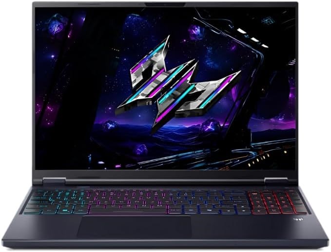 Игровой ноутбук Acer Predator Helios Neo 16 с искусственным интеллектом, процессор Intel Ultra 9-275HX (24 ядра, 13 TOPS AI), 16 ГБ оперативной памяти DDR5, твердотельный накопитель 1 ТБ, 8 ГБ памяти GDDR7, видеокарта NVIDIA GeForce RTX™ 5070, экран 16 дю 1000014849 - фото 572352