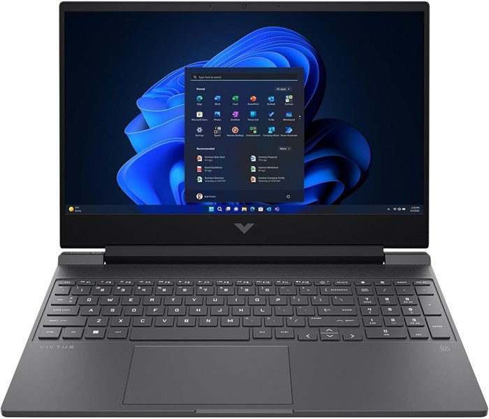 Игровой ноутбук HP Victus 15-FA, 2024 г., 15,6-дюймовый экран, 1920 x 1080, 144 Гц, 8-ядерный процессор Intel i5-13420H, видеокарта NVIDIA RTX 4050 6 ГБ, 16 ГБ памяти DDR4, SSD на 1 ТБ, Windows 11 Pro, клавиатура с подсветкой, Wi-Fi 6, камера 720p, цвет M 1000003208 - фото 572518