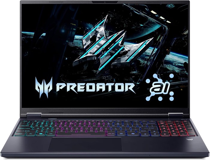 Игровой ноутбук Acer Predator Helios Neo 16 с процессором Intel Core Ultra 9-275HX 14-го поколения (24 ядра, до 5,4 ГГц), 32 ГБ памяти DDR5 6400 МГц, твердотельным накопителем на 1 ТБ, видеокартой NVIDIA®GeForce®RTX 5070 (8 ГБ), 16-дюймовым дисплеем WQXGA 1000014873 - фото 572672