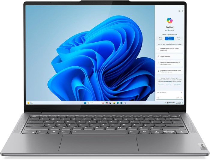 ПК Lenovo Yoga Slim7 14IMH9 с искусственным интеллектом, 14-дюймовым дисплеем WUXGA OLED, процессором Intel Core U5-125H, 16 ГБ ОЗУ, твердотельным накопителем 1 ТБ, процессором Intel NPU, интегрированной графикой Arc Graphics, клавиатурой с подсветкой Eng 1000003038 - фото 572763