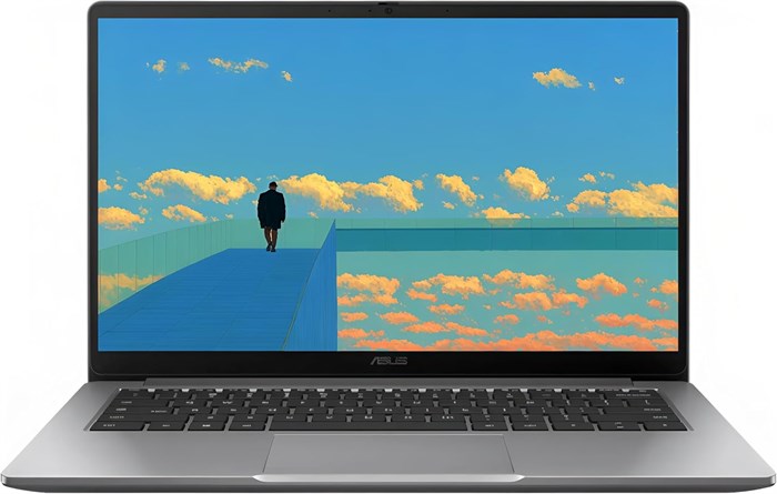 Ноутбук ASUS CX14 Chromebook, 14-дюймовый FHD-дисплей (1920 x 1080), IPS-светодиодная подсветка, процессор Intel Celeron N4500, 4 ГБ памяти, 64 ГБ eMMC, цвет «серый туман», ОС Chrome, HDMI, коврик для мыши TWE 1000010585 - фото 573189