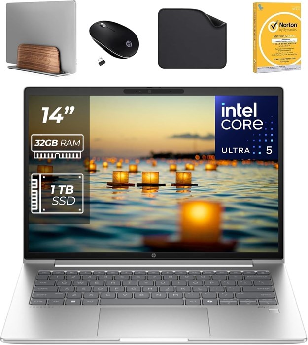 Ноутбук HP ProBook 440 G11 14", Intel Ultra 5-125U, 32 ГБ оперативной памяти DDR5, твердотельный накопитель 1 ТБ, Windows 10 Pro (в комплекте подставка для ноутбука 1st Wave + беспроводная мышь + антивирус + коврик для мыши) – 9Y7Q2ET 1000010672 - фото 573257