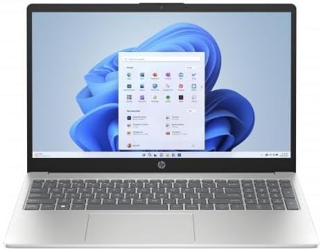 Ноутбук HP — 12-го поколения/Intel Core i5-1235U/15,6-дюймовый FHD/512 ГБ SSD/8 ГБ ОЗУ/графика Intel Iris Xe/Windows 11/английская клавиатура/серебристый/международная версия — [15-FD0999NR] 1000003063 - фото 573502