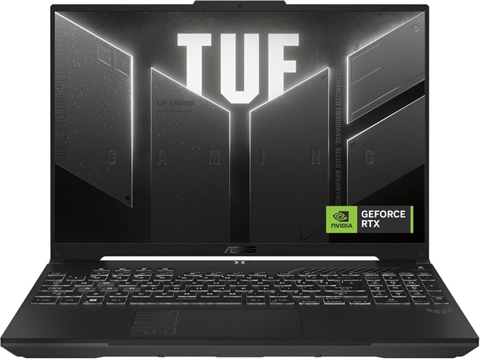 Игровой ноутбук ASUS TUF Gaming F16, Intel Core 5 210H, NVIDIA RTX 3050 6 ГБ, 16 ГБ ОЗУ, SSD на 512 ГБ, 16-дюймовый дисплей FHD+ 144 Гц, Win11, цвет Mecha Gray, [FX607VJ-RL012W] 1000008727 - фото 573884