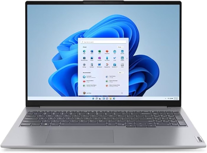 Ноутбук Lenovo Thinkbook 16 G6 IRL с 16-дюймовым дисплеем WUXGA IPS с антибликовым покрытием, процессором Intel Core i7-13700H, графикой Intel Iris Xe, сканером отпечатков пальцев, оперативной памятью DDR5 32 ГБ, твердотельным накопителем NVMe 2 ТБ, ОС Wi 1000003046 - фото 574081