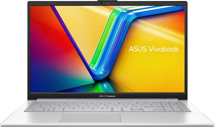 ASUS Vivobook GO 15 E1504GA-NJ084W Cool Silver, тонкий ноутбук, i3-N305 8 ГБ 256 ГБ UFS 2.1 SSD, Intel UMA, WIN11 HOME, 15,6 дюйма, HD веб-камера, Chiclet-Eng-Arb-KB. 1000002961 - фото 574289