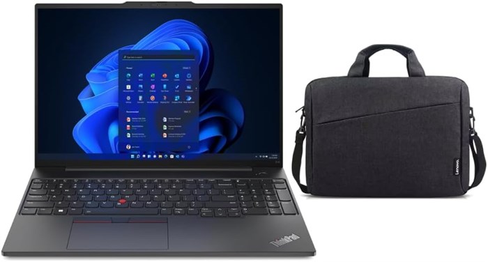 Ноутбук Lenovo Thinkpad E16 G1 Business с дисплеем Full HD (16 дюймов), процессором Intel Core i7-1355U 13-го поколения, оперативной памятью DDR4 (16 ГБ), твердотельным накопителем на 1 ТБ, Intel Iris Xe, сканером отпечатков пальцев, Windows 11 Pro + сумк 1000011042 - фото 574937