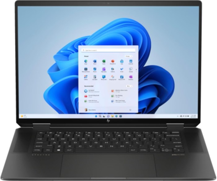 Ноутбук HP Spectre x360 16-aa0000 «2 в 1» | 16 дюймов, 2880 x 1620 QHD+ | Core Ultra 7-155H - жесткий диск SSD на 1 ТБ - 16 ГБ ОЗУ | 16 ядер @ 4,8 ГГц, Win 11 Home, черный 1000003655 - фото 575109