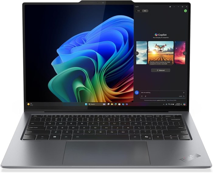 Ноутбук Lenovo ThinkPad X9-14 Aura Gen 1, 14-дюймовый дисплей WUXGA OLED, процессор Intel Core Ultra 7 258 В, 32 ГБ оперативной памяти DDR5, твердотельный накопитель 1 ТБ, графика Intel Arc Graphics, клавиатура с подсветкой ENG/ARB, Windows 11 Pro, 3 года 1000015056 - фото 575136