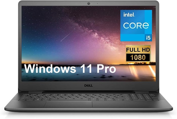 Ноутбук для бизнеса DELL Inspiron 15 2023 года выпуска, 15,6-дюймовый дисплей с разрешением Full HD (1920x1080), процессор Intel i5-1235U 12-го поколения (1.30 до 4,4 ГГц), 16 ГБ ОЗУ, SSD-накопитель на 1 ТБ, Windows 10, веб-камера, Bluetooth, цвет "угольн 1000003291 - фото 575322
