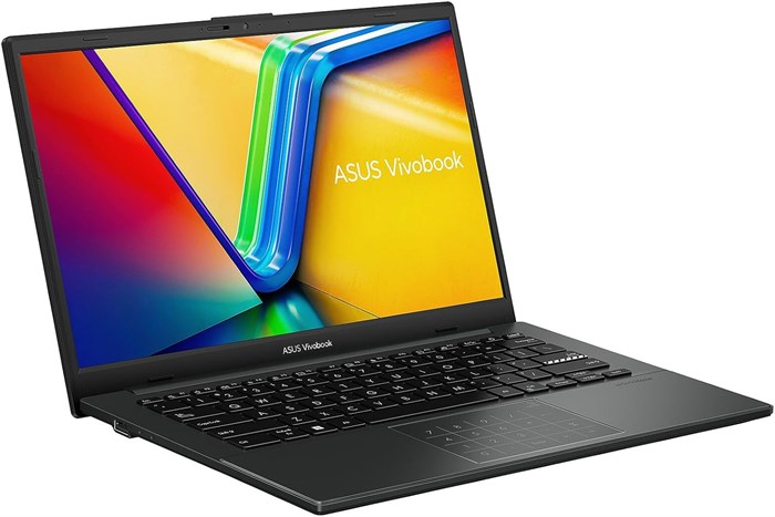 Тонкий ноутбук ASUS Vivobook GO 14 E1404GA-NK006W, i3-N305, 8 ГБ ОЗУ, SSD 512 ГБ, графика Intel UHD, WIN11 HOME, 14-дюймовый дисплей Full HD, веб-камера, клавиатура Chiclet, английская версия, черный 1000010664 - фото 575469