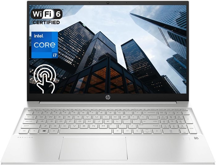 Новейший бизнес-ноутбук HP Pavilion 2023 года, сенсорный экран FHD 15,6 дюйма, процессор Intel Core i7-1355U 13-го поколения, 64 ГБ ОЗУ, твердотельный накопитель PCIe на 1 ТБ, веб-камера, сканер отпечатков пальцев, клавиатура с подсветкой, Wi-Fi 6, Window 1000003621 - фото 575656
