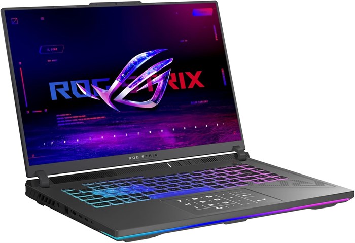 Игровой ноутбук ASUS ROG Strix G16 G614JV, 16-дюймовый дисплей 2K FHD+ IPS 165 Гц, процессор Intel Core i9-13980HX, 16 ГБ ОЗУ, SSD на 1 ТБ, видеокарта GeForce RTX 4060 8 ГБ, клавиатура с английской подсветкой, Windows 11, цвет Eclipse Gray 1000010682 - фото 576063