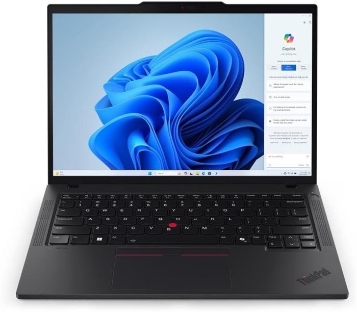Lenovo ThinkPad T14 Gen 5 с процессором Intel Core Ultra 7 155U, 14-дюймовым экраном WUXGA (1920 x 1200) IPS, яркостью 400 нит, без сенсорного экрана, 32 ГБ ОЗУ, твердотельным накопителем на 1 ТБ, сканером отпечатков пальцев KYB с подсветкой, Windows Pro 1000010837 - фото 576762