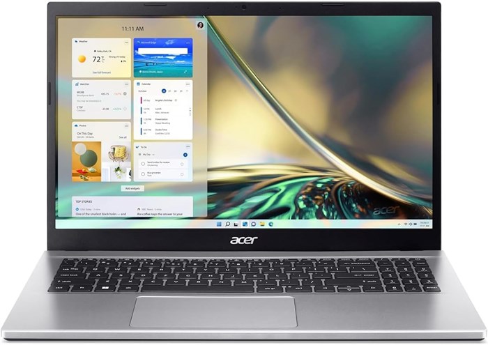 Ноутбук Acer Aspire 3 A315 с процессором AMD Ryzen 7-5700U Octa Core (до 4,30 ГГц), 8 ГБ оперативной памяти DDR4, SSD-накопителем 512 ГБ, видеокартой AMD Radeon, 15,6-дюймовым дисплеем FHD ComfyView, Windows 11, Wi-Fi 6, Pure Silver 1000003272 - фото 576767