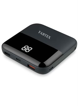 Портативный внешний аккумулятор 10000 мА·ч с 12 светодиодными дисплеями, внешний аккумулятор, черный 1000016789