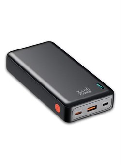 Внешний аккумулятор Xcell 20 000 мА·ч | USB-C PD 20 Вт + USB-A 18 Вт | Двойной вход для зарядки | Портативная зарядная станция высокой ёмкости | Совместимость с iPhone, MacBook Air, Samsung Galaxy, iPad Pro | 72 часа работы — чёрный 1000016798