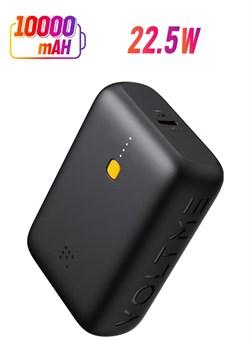 Портативный внешний аккумулятор 10000 мА·ч с быстрой зарядкой — PD 22,5 Вт с портом ввода/вывода USB-C, QC 3.0 для высокоскоростной подачи питания, стильный и прочный дизайн — совместим с iPhone 17/17 Air/17 Pro/17 Pro Max/16/15/14/13/12, Galaxy S25/S24/S 1000016834