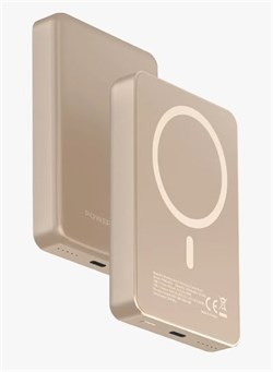 Алюминиевый внешний аккумулятор MagSafe 10000 мА·ч PD 20 Вт / Компактный дизайн / Беспроводная выходная мощность 15 Вт / Одновременная зарядка / Вход и выход / Литий-полимерный аккумулятор - Desert Titanium 1000016912 Алюминиевый внешний аккумулятор MagSafe 10000 мА·ч PD 20 Вт / Компактный дизайн / Беспроводная выходная мощность 15 Вт / Одновременная зарядка / Вход и выход / Литий-полимерный аккумулятор - Desert Titanium 1000016912