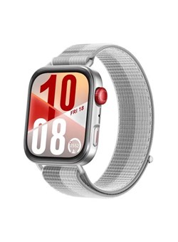 Смарт-часы Watch FIT4, дисплей 1,82 дюйма, более 100 спортивных режимов, фитнес-трекер и трекер сна, пульсометр, помощник по эмоциональному благополучию, до 10 дней автономной работы, iOS и Android Grey 1000017063