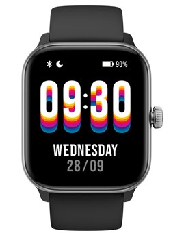 Смарт-часы GTX Amoled AI для мужчин и женщин, Android iPhone со встроенной Alexa и Bluetooth-звонками, фитнес-трекер с защитой от воды IP68, более 100 видов спорта, пульсометр SpO2, черные 1000017067