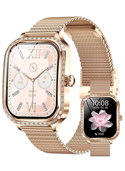 Женские смарт-часы с бриллиантовым дизайном, роскошные часы, фитнес-трекер HD 1,75 дюйма с пульсометром, монитором сна, более 110 спортивными режимами. 1000017209 Женские смарт-часы с бриллиантовым дизайном, роскошные часы, фитнес-трекер HD 1,75 дюйма с пульсометром, монитором сна, более 110 спортивными режимами. 1000017209