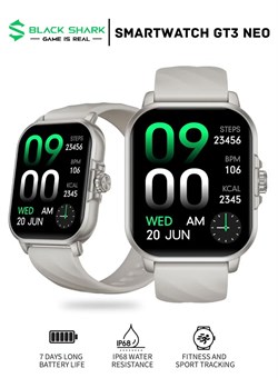 Умные часы GT3 Neo с дисплеем 2,01 дюйма, 7-дневным временем автономной работы, защитой от воды и пыли IP68, 100 спортивными режимами и отслеживанием показателей здоровья — серебристый 1000017214