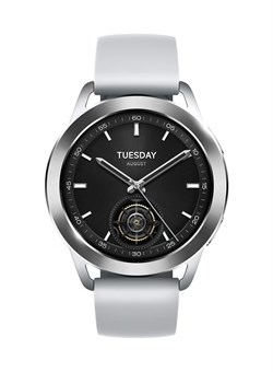 Часы S3 (BHR7873GL) — серебристый, дисплей AMOLED 1,43 дюйма, Bluetooth 5.2, более 100 спортивных режимов, водонепроницаемость 5 атм, двухчастотный GNSS, 15 дней автономной работы (серебристый) 1000017222