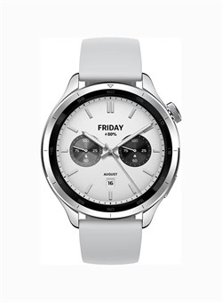 Умные часы Watch S4 с 1,43-дюймовым AMOLED-дисплеем, длительным временем автономной работы, возможностью совершать вызовы по Bluetooth, шумоподавлением, улучшенным обнаружением состояния здоровья, 15-дневным сроком автономной работы — серебристый 1000017226