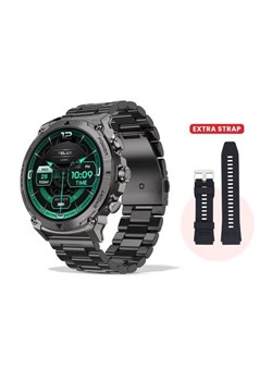 Умные часы TELUX ACTIVEX с функцией звонков, дисплей AMOLED 1,43 дюйма, 2 ремешка (нержавеющая сталь и силикон), голосовой помощник на базе искусственного интеллекта, отслеживание сна, более 100 режимов, водонепроницаемость IP67, аккумулятор на 10 дней, п 1000017239