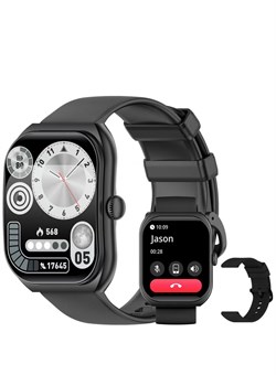 Умные часы PEJE для мужчин, изогнутый дисплей 2,01 дюйма, звонки по Bluetooth, водонепроницаемость 1 АТМ, мониторинг SpO2/пульса/сна, более 123 спортивных режимов, оповещения о молитвах и поддержка арабского языка, аккумулятор 350 мА·ч, iOS/Android. 1000017261