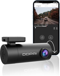 Автомобильный видеорегистратор DDPAI 1296P UHD с ночным видением, фронтальная камера с G-сенсором, циклическая запись, круглосуточная парковка, модель Mini Pro 1000017314