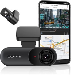 DDPAI Dash Cam Передняя и задняя автомобильная камера 2.5K, передняя камера 1600P 1080P для автомобилей, встроенный автомобильный видеорегистратор с Wi-Fi GPS, датчик ночного видения Sony IMX335, WDR, режим парковки 24 часа, максимальная поддержка 512G, N 1000017329