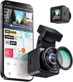Мини-видеорегистратор Vantrue E1 Pro 4K, камера ночного видения STARVIS 2 PlatePix™ HDR, встроенный 5G WiFi GPS, экран IPS 1,54 дюйма, поддержка LTE, голосовое управление, режим круглосуточной буферизации парковки, поддержка до 1 ТБ 1000017350