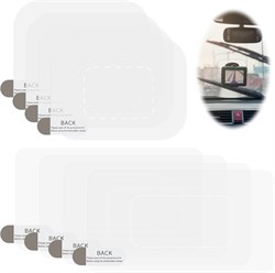 8 шт. электростатических наклеек для камер, установленных на автомобиль, и проекционных экранов телефонов. Прозрачные наклейки на лобовое стекло для легкого монтажа. Надежное приклеивание без царапин и следов. 1000017399