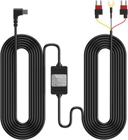 Комплект Azonee Dash Cam Hardwire Kit USB-C, зарядное устройство для автомобильной камеры 12 В–24 В – 5 В с защитой от низкого напряжения, кабель питания для видеорегистратора (3,7 м) 1000017411