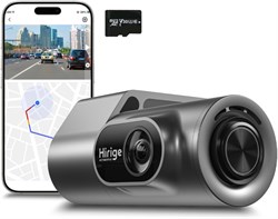 Умный автомобильный видеорегистратор Hirige M2 с бесплатной картой памяти на 32 ГБ в комплекте, разрешением 1296P Full HD, регулируемым обзором на 360°, управлением через приложение Wi-Fi, циклической записью и аварийной блокировкой с помощью G-сенсора 1000017418