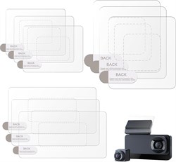 Электростатическая плёнка для крепления видеорегистратора, упаковка из 9 прозрачных статических наклеек на лобовое стекло автомобиля, защитные покрытия без следов, 3 размера, простая установка, многоразовые, не требуют использования клейкой ленты. 1000017457