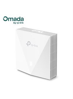 Настенная точка доступа EAP650-Wall AX3000 WiFi 6, двухдиапазонная, 574 Мбит/с (2,4 ГГц) и 2402 Мбит/с (5 ГГц), 16 идентификаторов SSID, PoE, более 100 клиентов, облачное управление, портал авторизации, монтажные комплекты, белая 1000018306