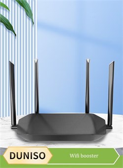 Повторитель WiFi, сетевой расширитель, усилитель сигнала, расширитель диапазона WiFi роутера, 1200 Мбит/с, может дополнительно расширить зону покрытия сети, подходит для офисов и домов (черный) 1000018018