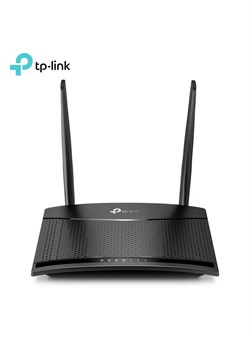 TL-MR100, беспроводной маршрутизатор N 4G LTE, 300 Мбит/с, 2,4 ГГц, Wi-Fi N300, Plug and Play, родительский контроль, гостевая сеть, слот для карты micro-SIM, черный WiFi-роутер 1000018393