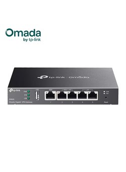 Гигабитный VPN-маршрутизатор Omada ER605, интегрированный в Omada SDN, централизованное управление, пять гигабитных портов, 3 порта WAN Ethernet, высокозащищенный VPN, широкий набор функций безопасности, TL-R605, черный цвет 1000017993
