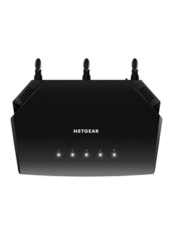 Маршрутизатор Wi-Fi 6 с 4 потоками (RAX10), скорость беспроводного соединения AX1800 (до 1,8 Гбит/с), покрытие 1500 кв. футов, двухдиапазонный, черный (RAX10-100EUS) 1000018118